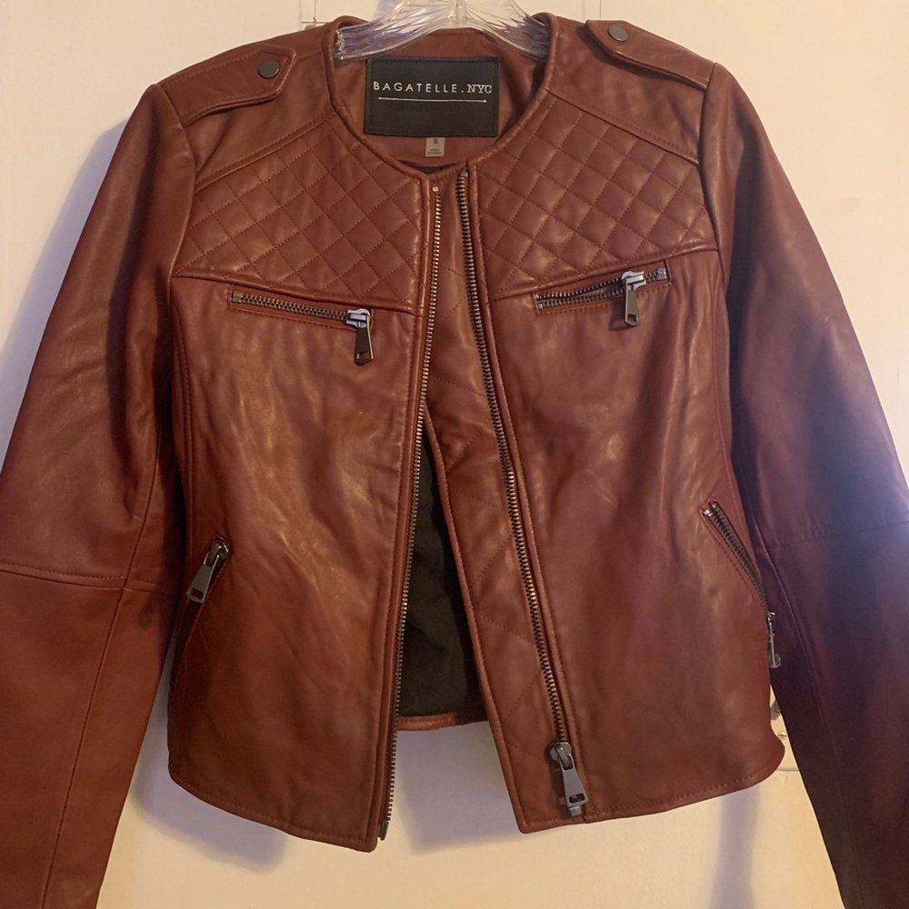 Leather jacket